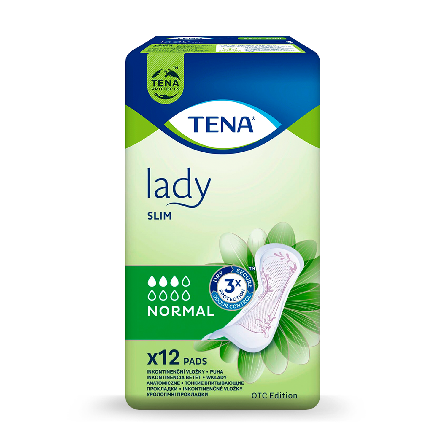 Урологические прокладки TENA Lady Slim Normal 12 - фото 1