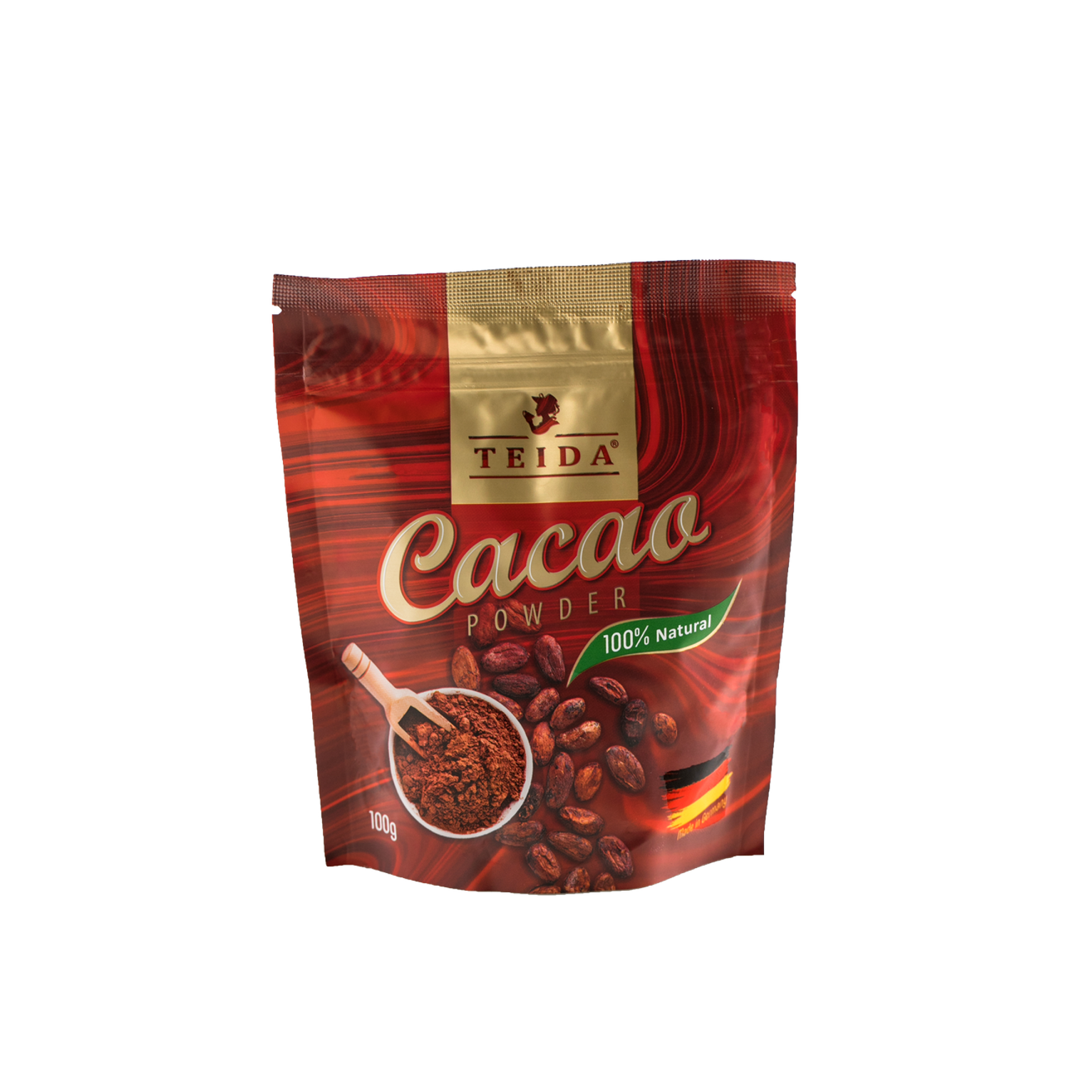 Какао порошок TEIDA алкализованный Cacao Powder 100 гр - фото 1