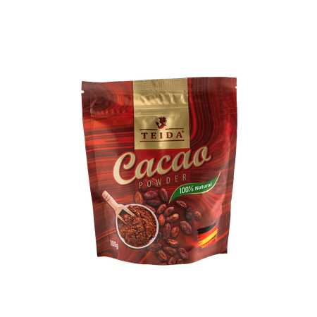 Какао порошок TEIDA алкализованный Cacao Powder 100 гр