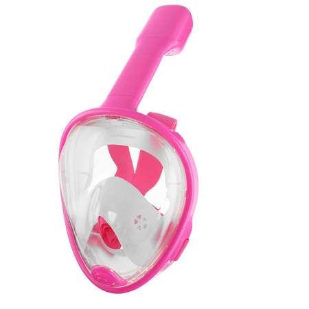 Маска ONLITOP для снорклинга детская. размер XS. цвет розовый