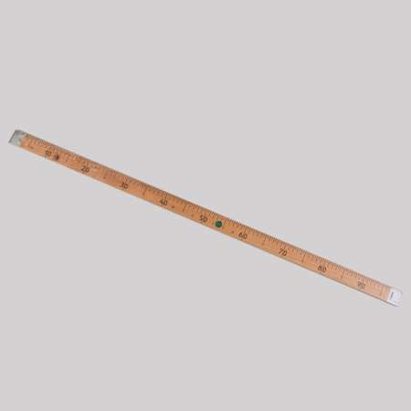 Линейка - метр Айрис деревянная для шитья рукоделия разметка с двух сторон длина 100 см