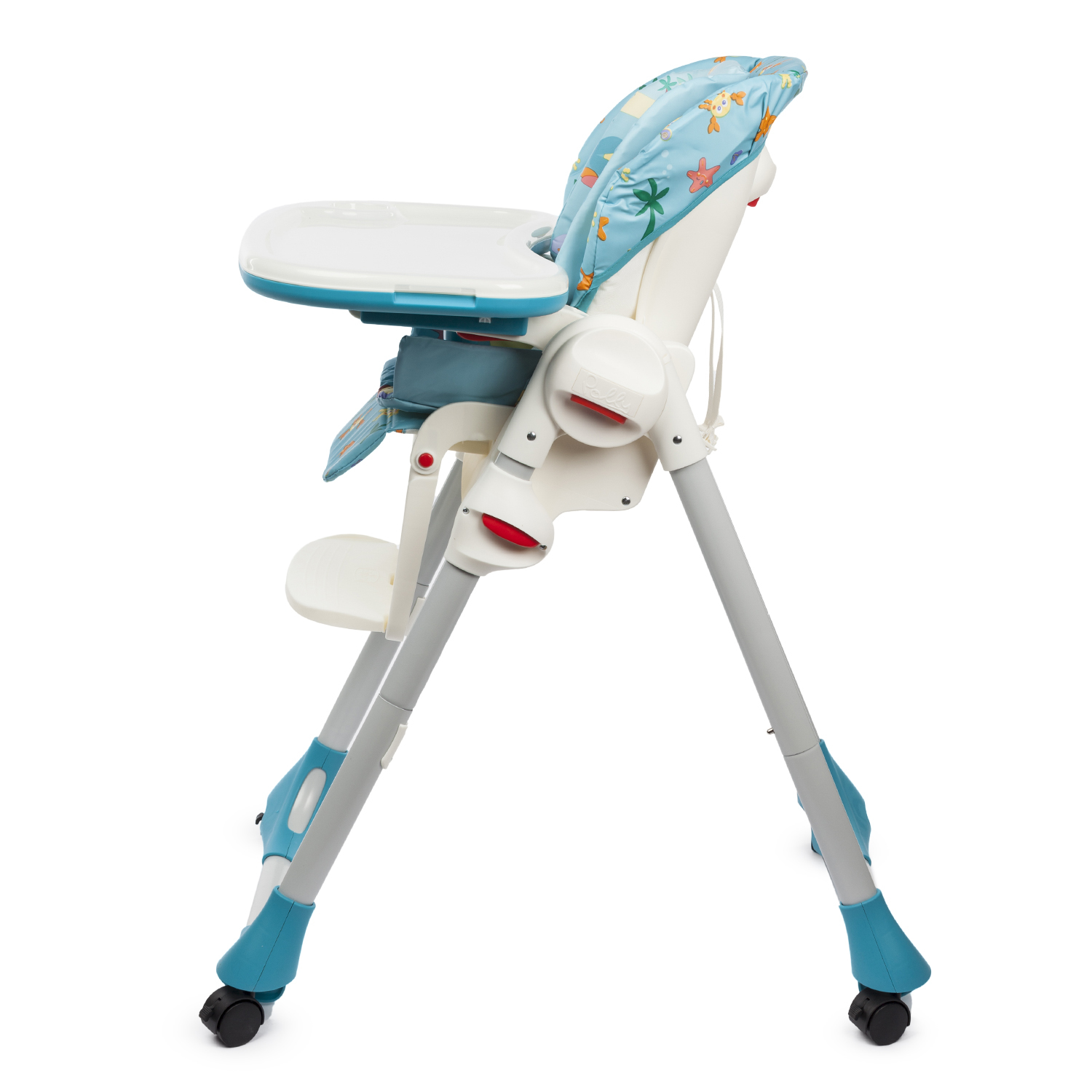 Стульчик высокий Chicco Polly 2в1 SEA DREAMS-4W 6м+ - фото 2