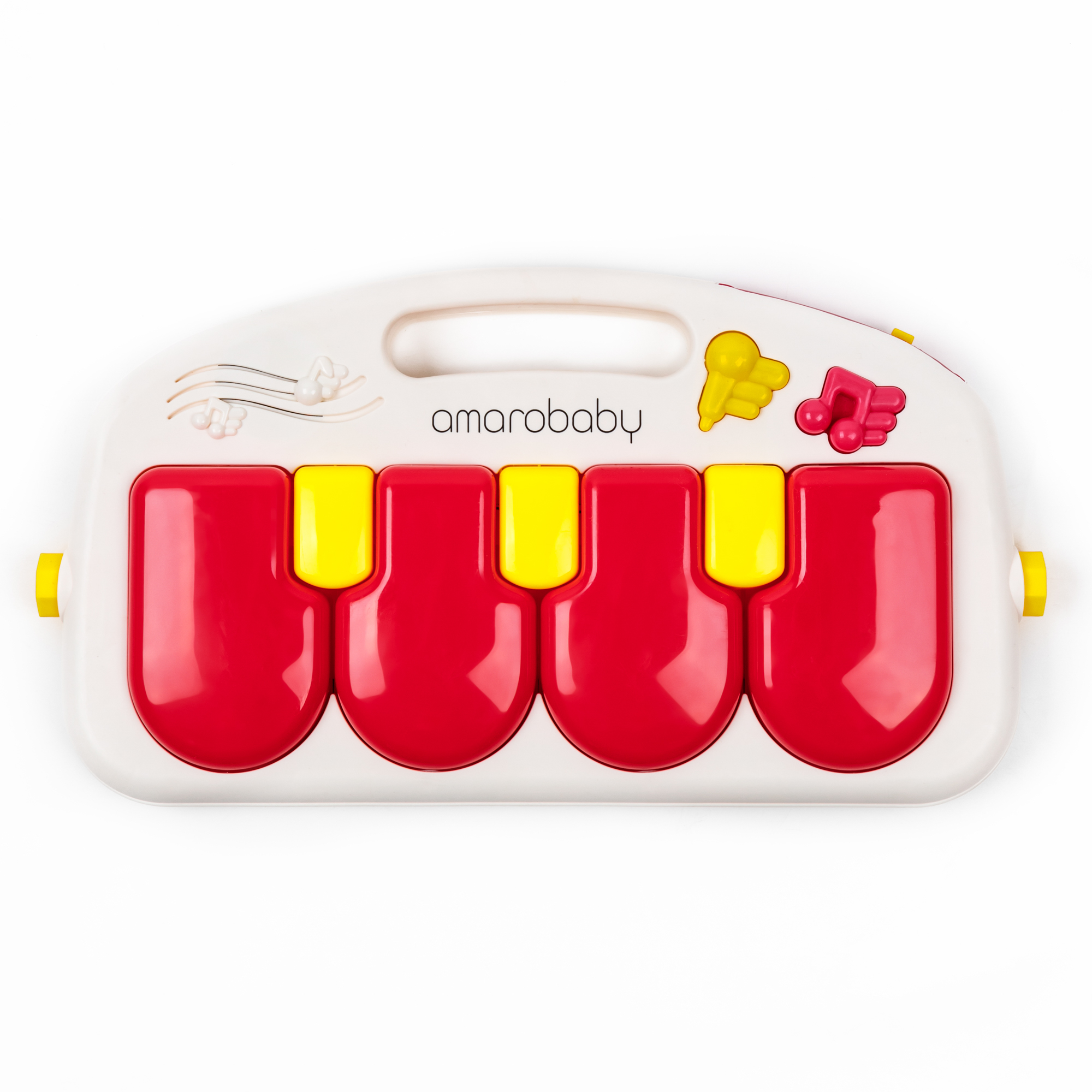 Ходунки с развивающим ковриком AmaroBaby Play Way 2 в 1 с встроенной игровой панелью красный - фото 14