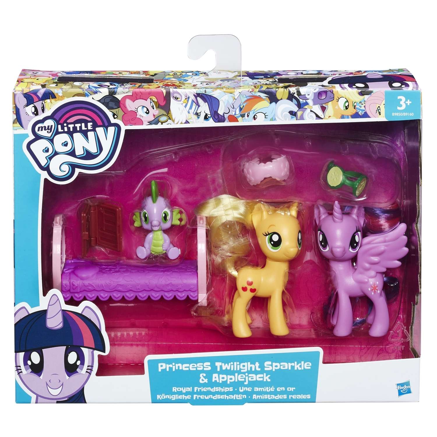 Набор My Little Pony Пони-модницы парочки Искорка и Эпл Джек B9850EU40 - фото 2