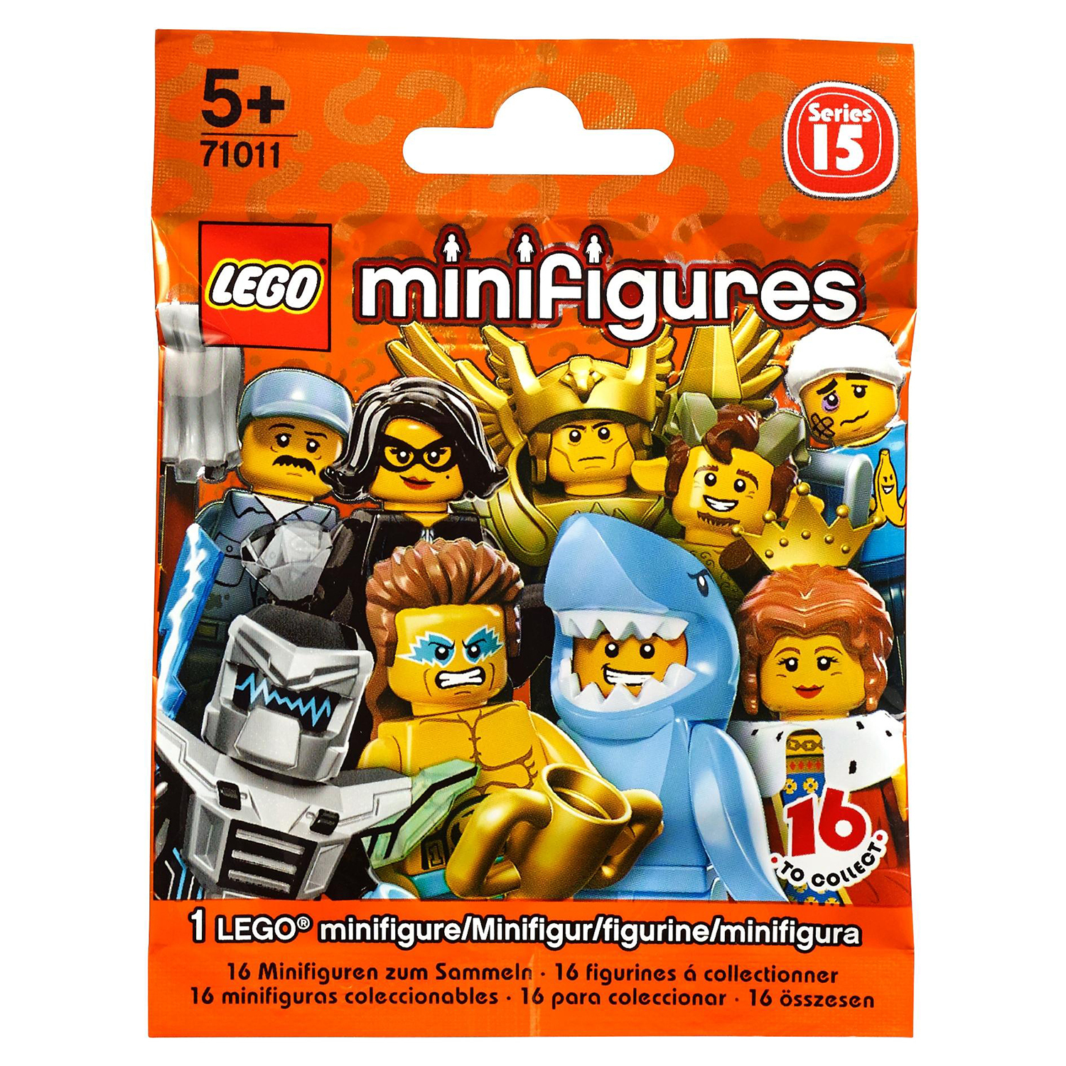 Конструктор LEGO Minifigures Минифигурки LEGO®, серия 15 (71011) купить по  цене 9 ₽ в интернет-магазине Детский мир