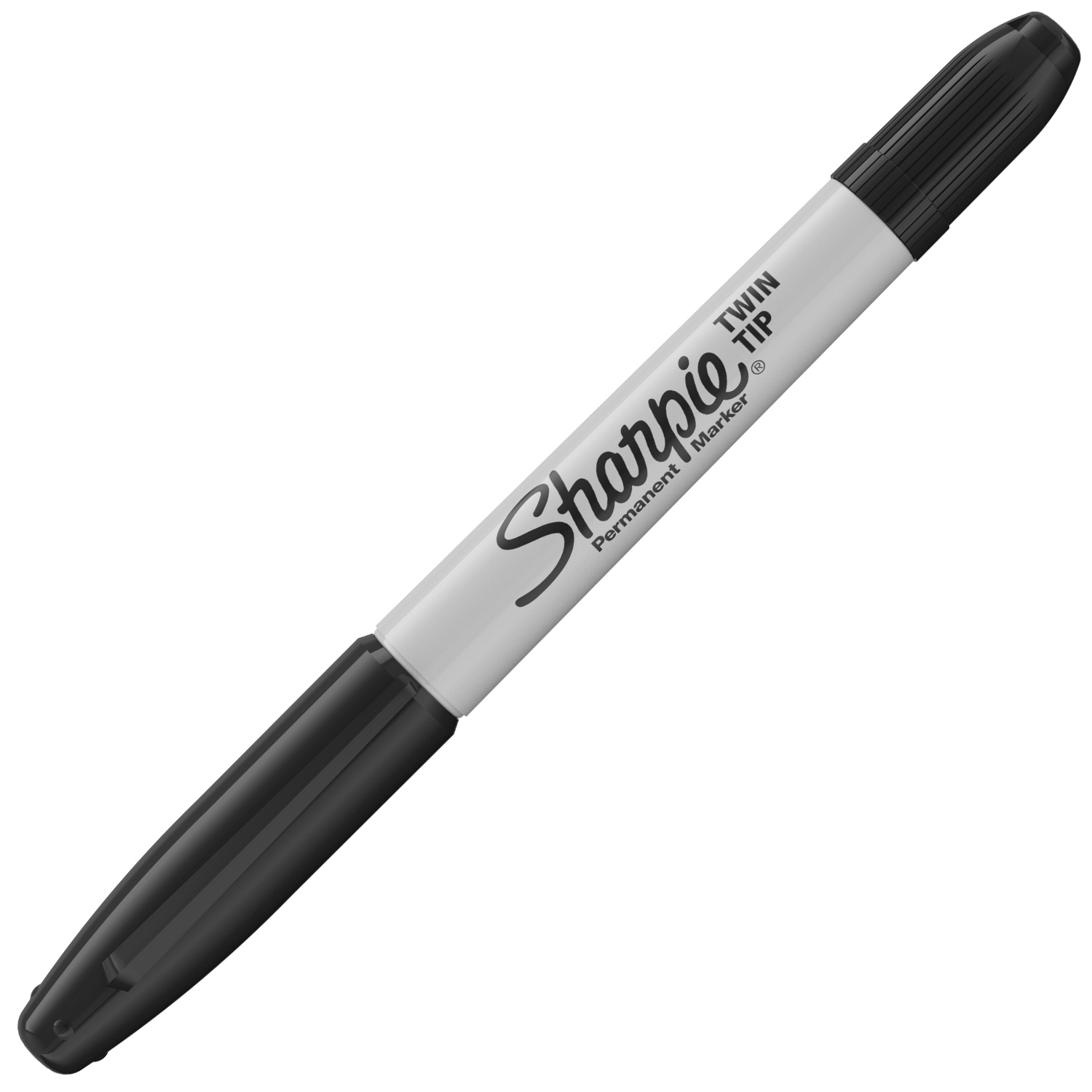 Paper Mate Маркер перманентный с двойным наконечником Sharpie Twin Tip 1мм черный