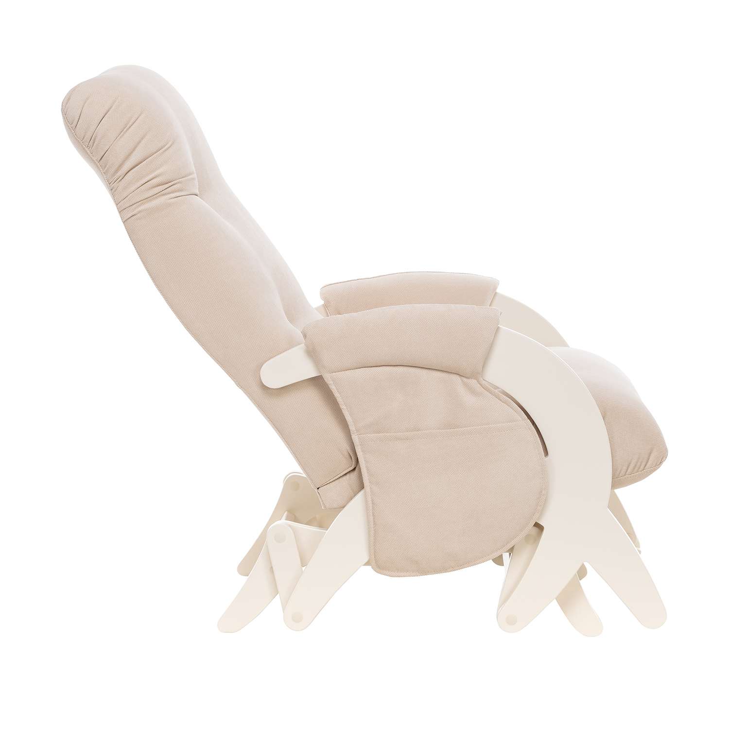 Кресло для кормления Milli Dream с карманами Дуб шампань ткань Verona Vanilla - фото 6