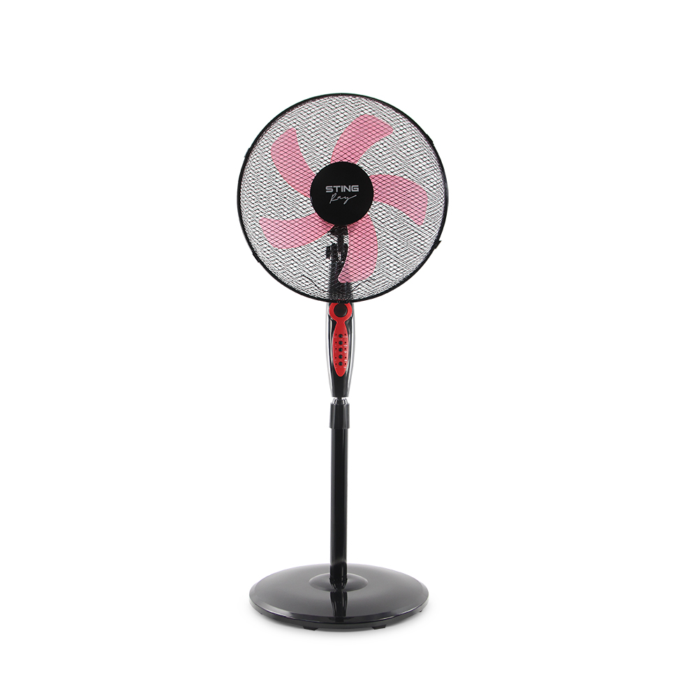 Вентилятор напольный STINGRAY ST-FN4102A черный/красный - фото 25