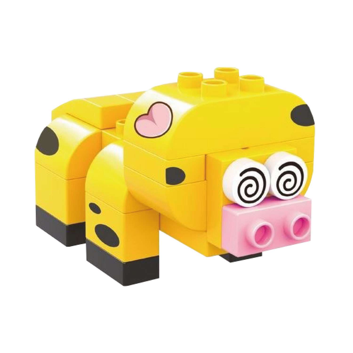 Игровой набор Funky Toys конструктор с крупными блоками свинка 24 детали FT0822551 - фото 4