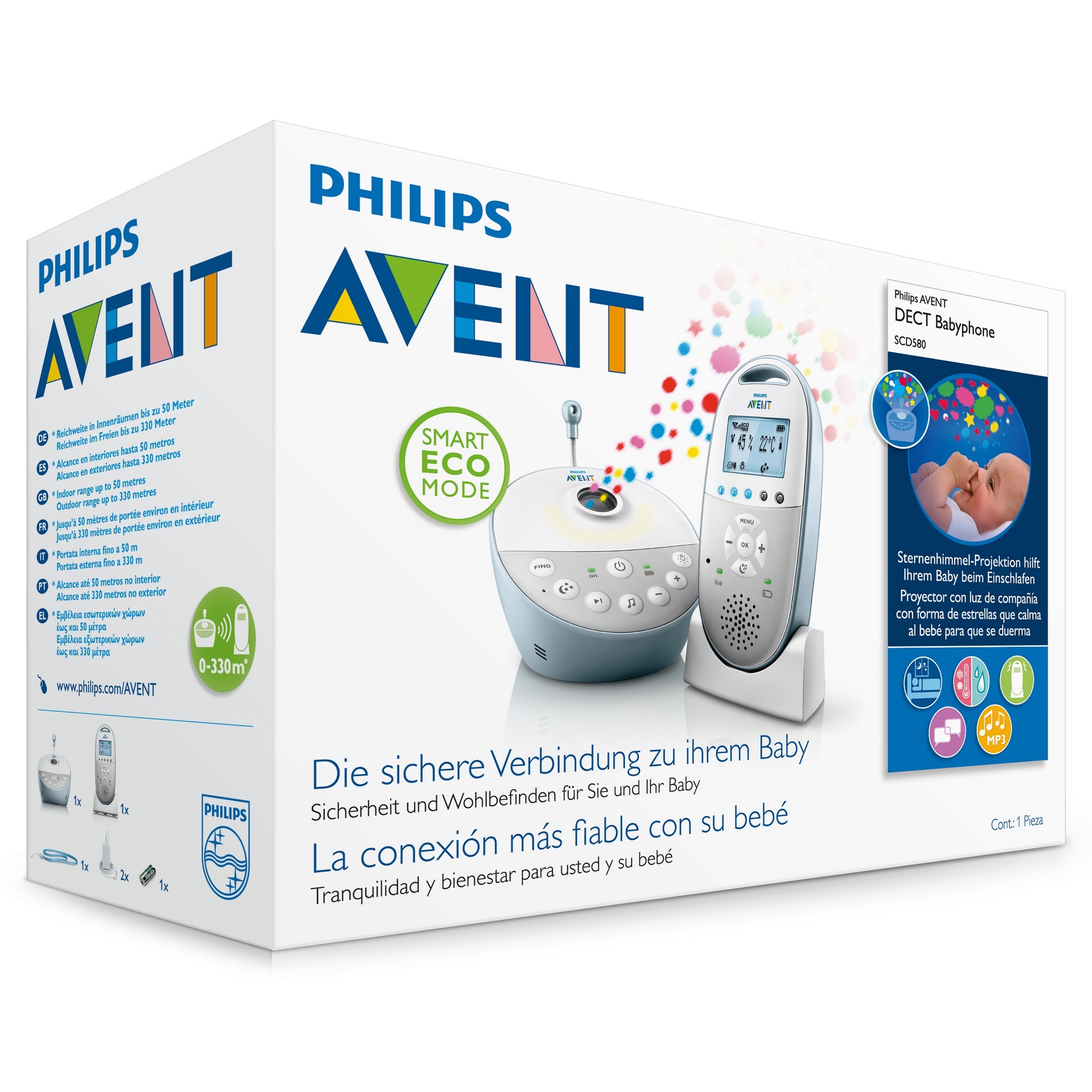 Цифровая радионяня Philips Avent SCD580/00 - фото 2