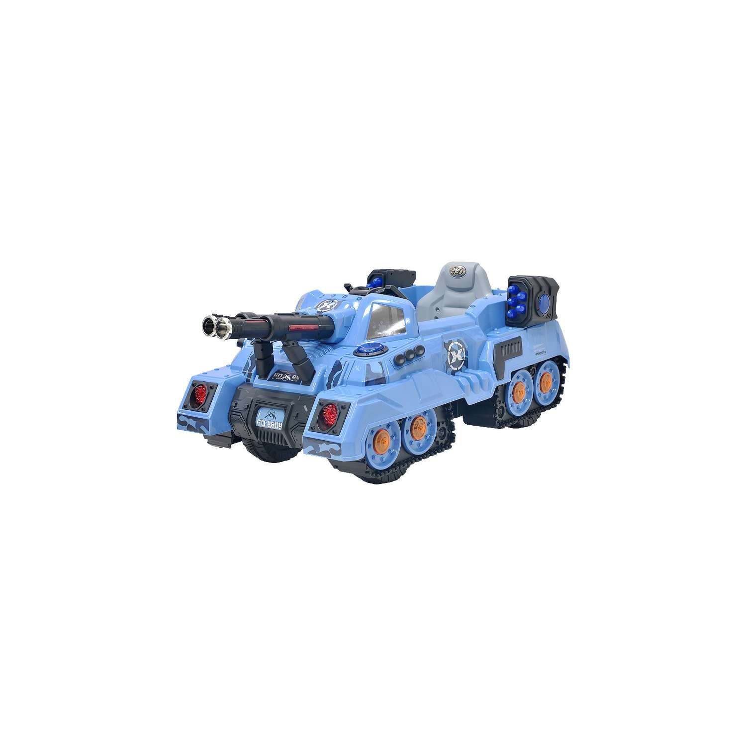 Электромобиль EVERFLO Tank Blue ЕА28091 - фото 1