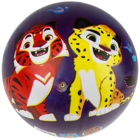 Мяч детский 23 см Лео и Тиг резиновый надувной для ребенка игрушки для улицы 1 шт фиолетовый