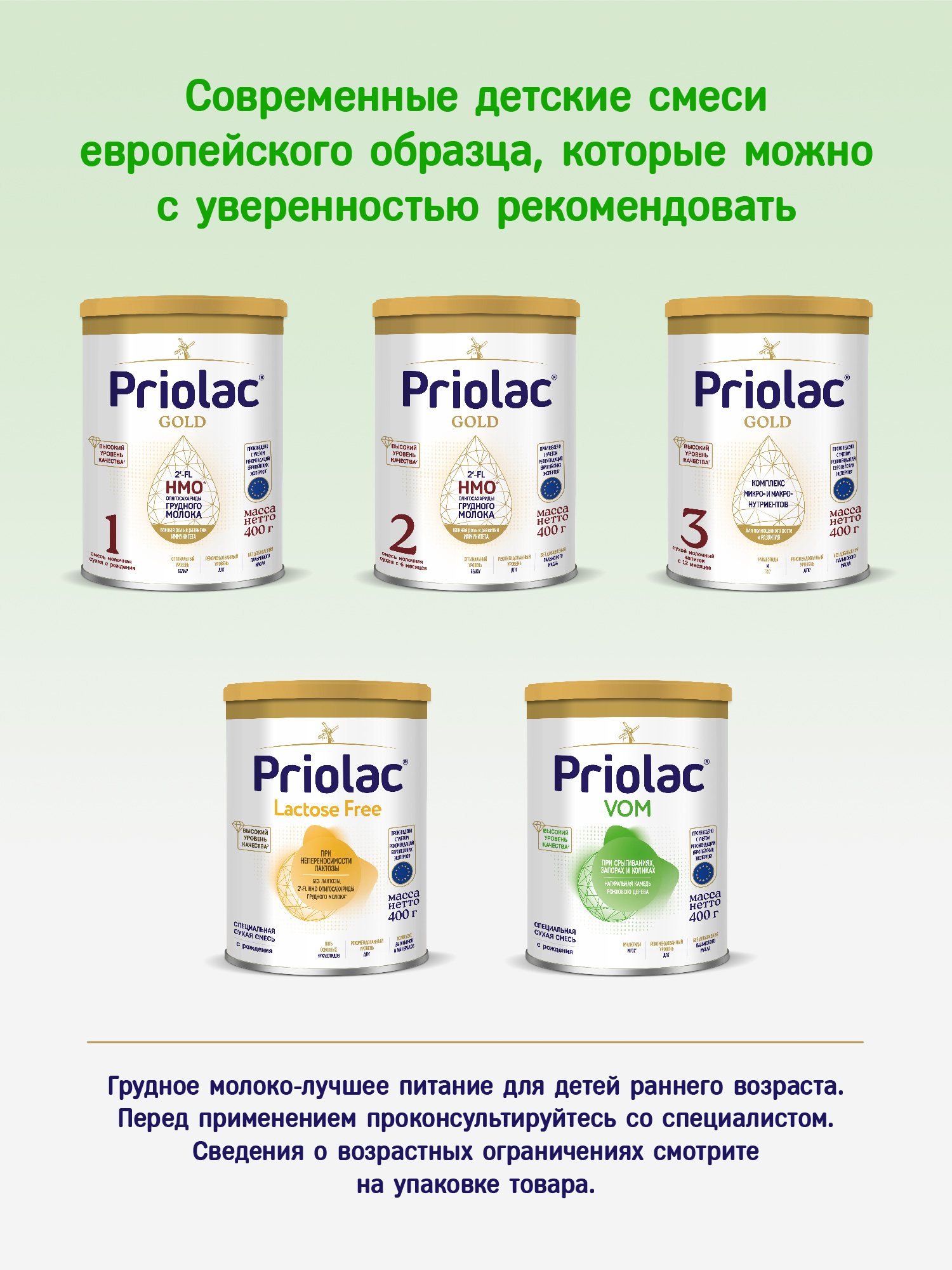 Смесь специализированная Priolac для диетического питания 400г с 0месяцев - фото 9