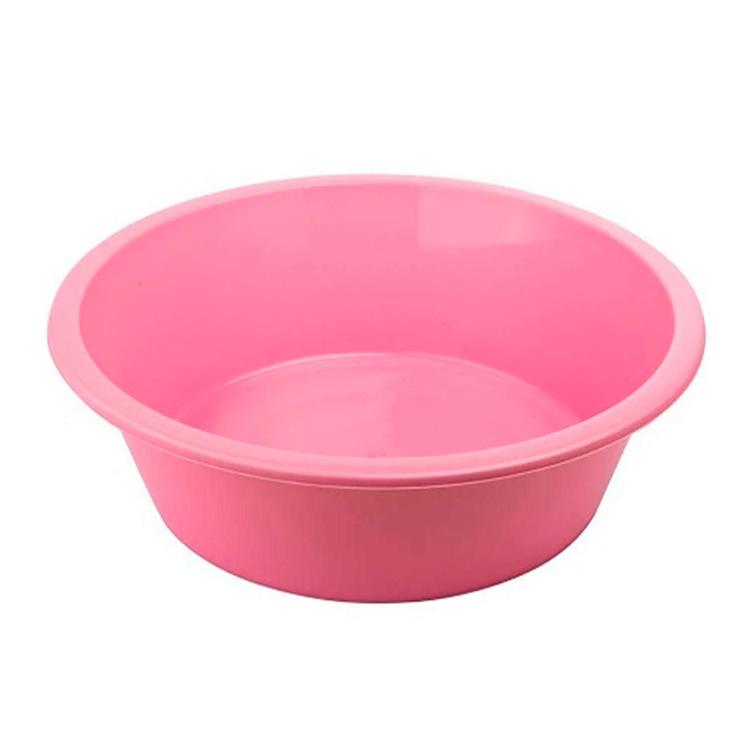 Таз elfplast круглый 11 литров розовый хозяйственный - фото 3