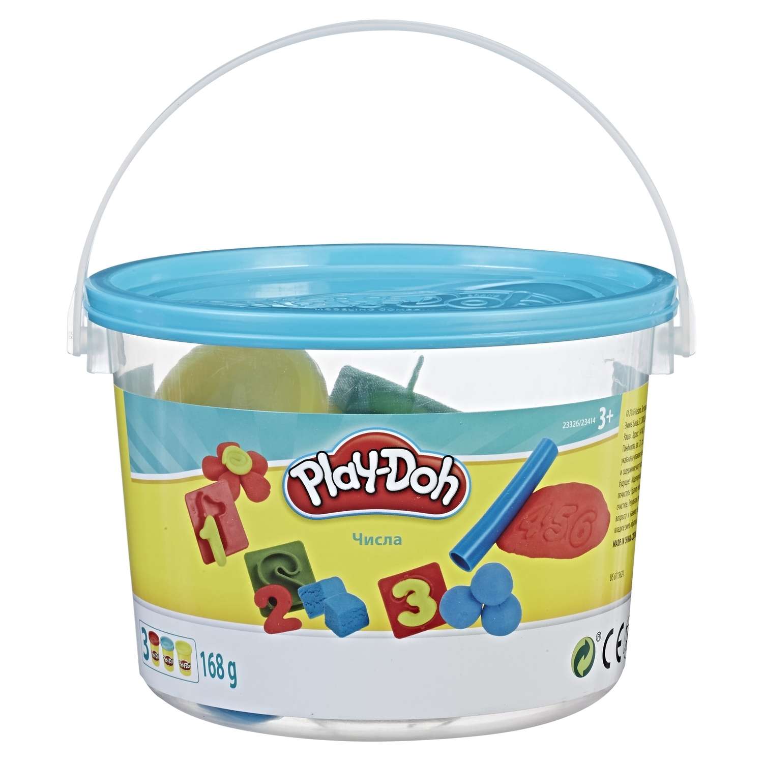 Набор игровой Play-Doh Ведерочко Цифры 23326 - фото 1