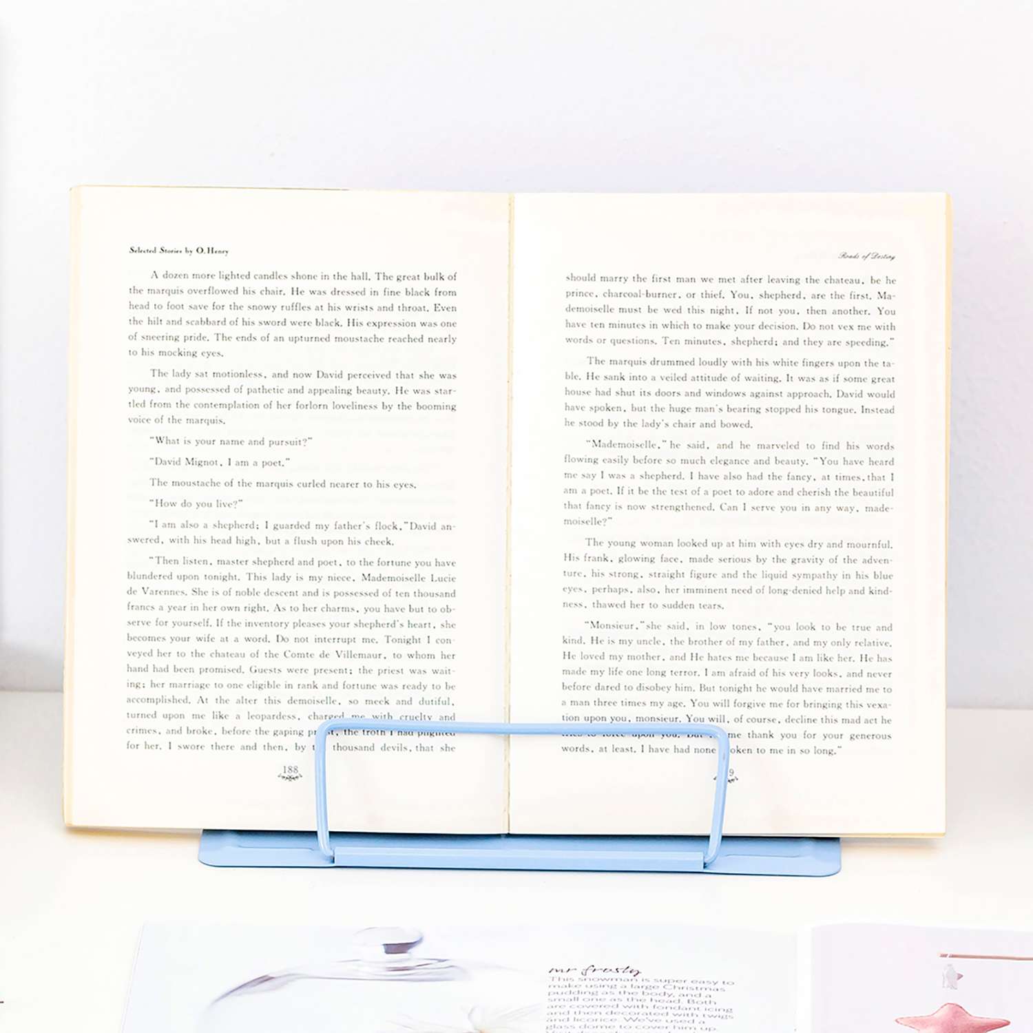 Подставка для книг CINLANKIDS голубой - фото 2