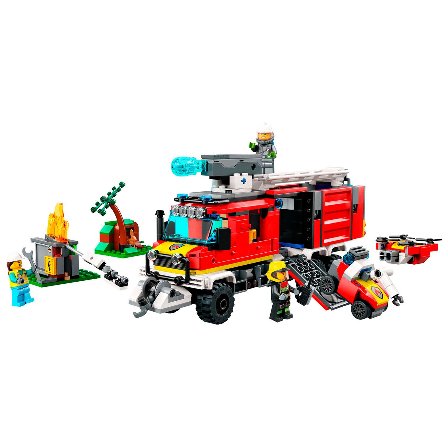 Конструктор детский LEGO City Пожарная машина 60374 - фото 4