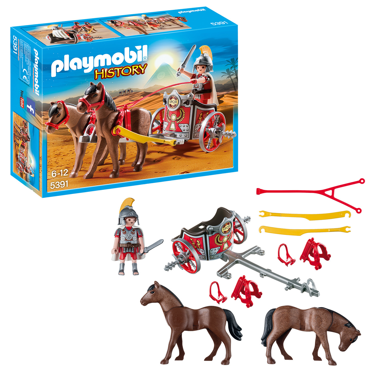 Конструктор Playmobil Римская Колесница - фото 2