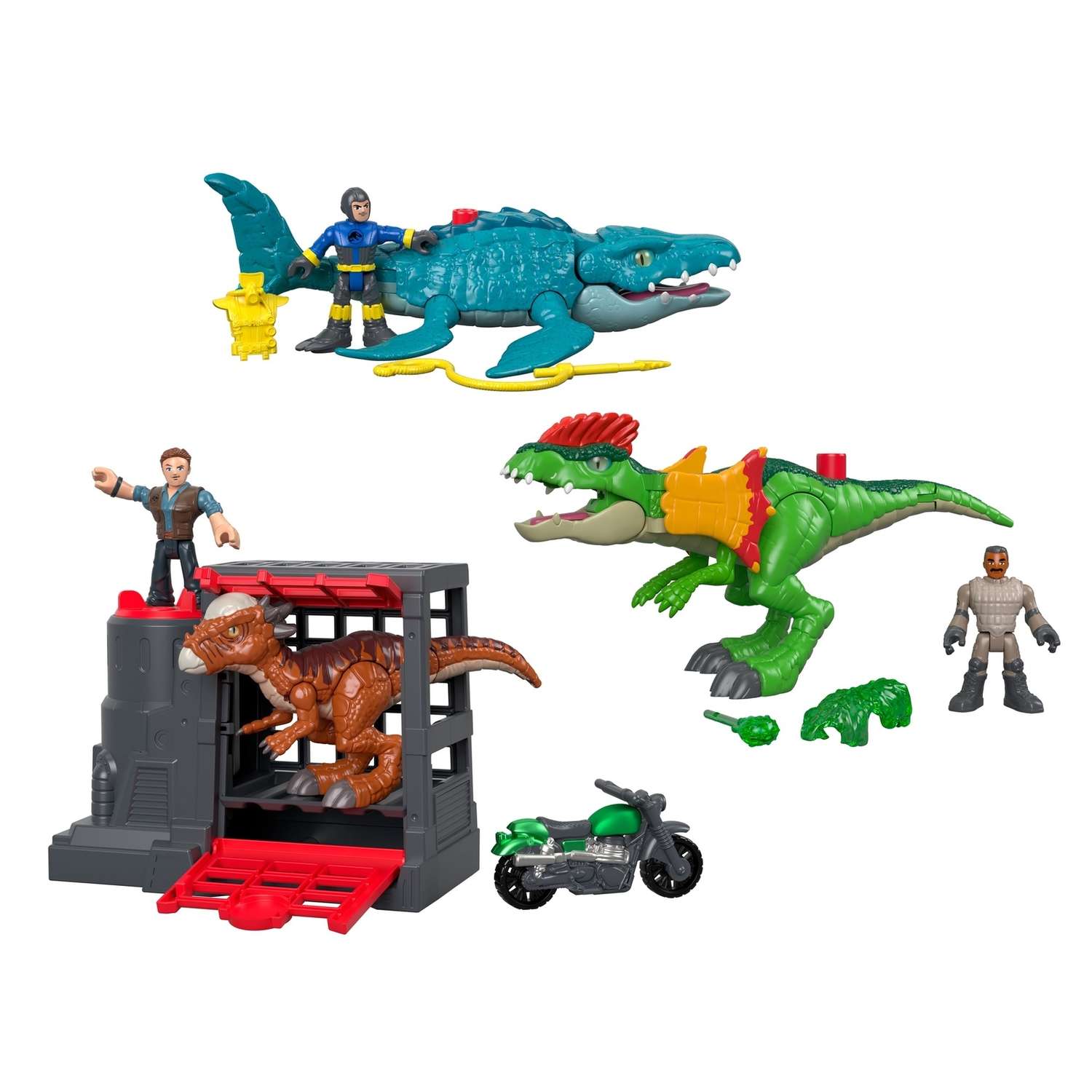 Фигурка IMAGINEXT Jurassic World Диморфодон и Агент FMX89 - фото 13