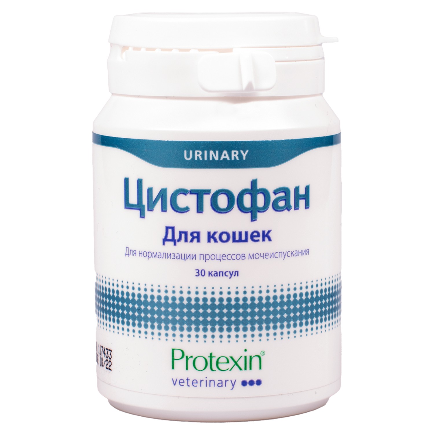 Добавка для кошек и собак Protexin Цистофан кормовая 30капсул - фото 1