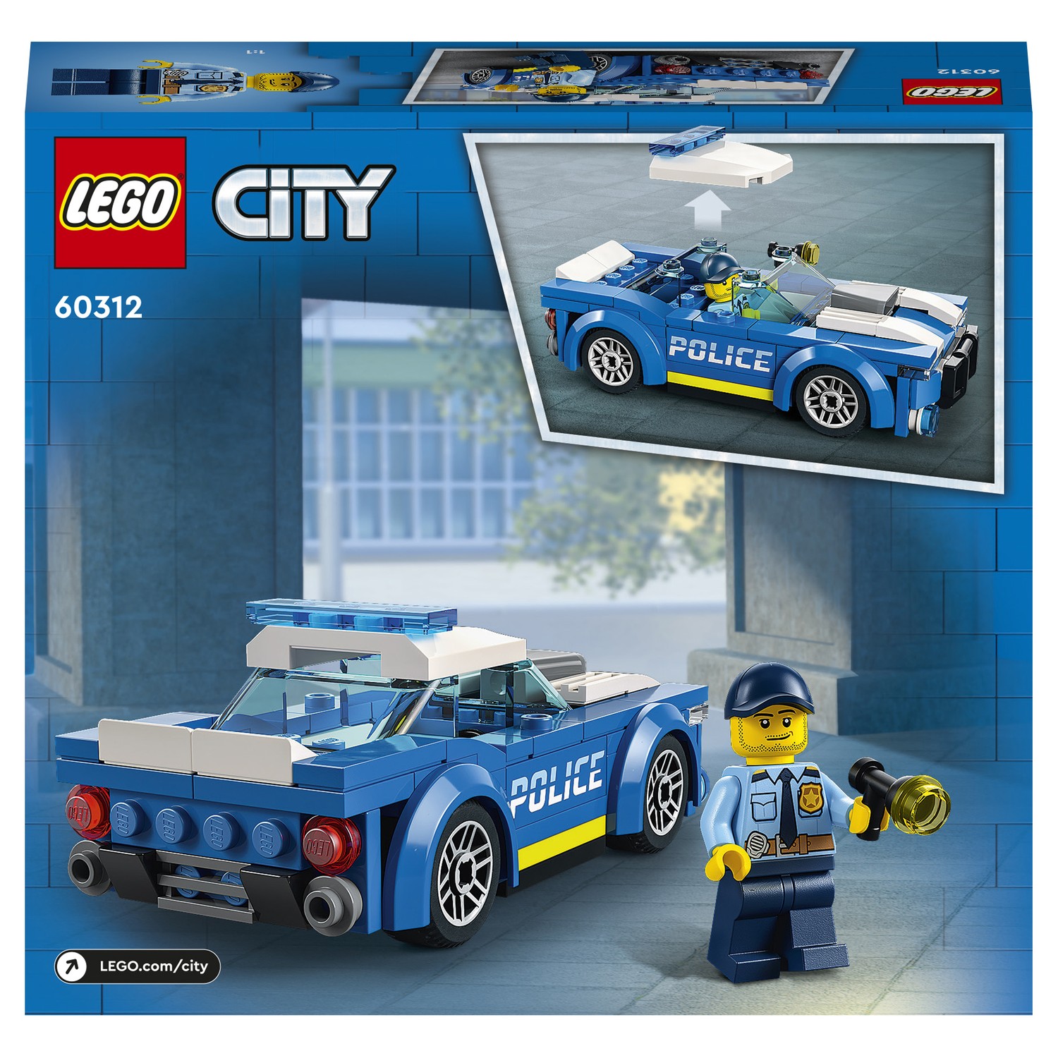 Конструктор LEGO City Police Полицейская машина 60312 - фото 3