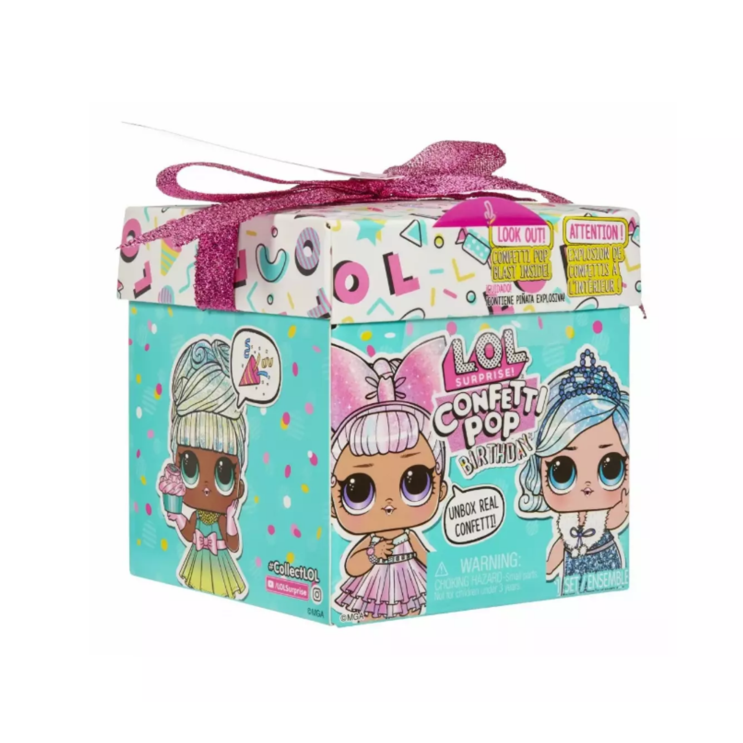 Игрушка LOL Surprise Confetti Pop Birthday в непрозрачной упаковке (Сюрприз) 589969EUC 589969EUC - фото 2