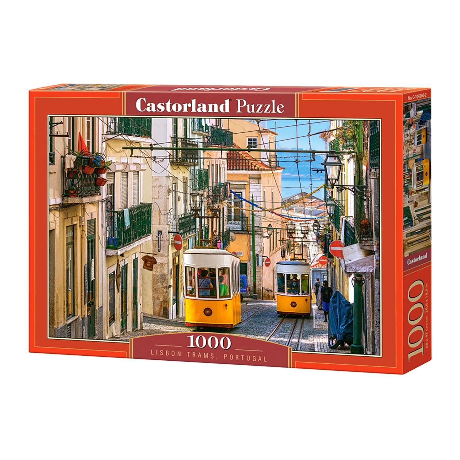 Пазл 1000 деталей Castorland Лиссабонские трамваи Португалия - фото 1
