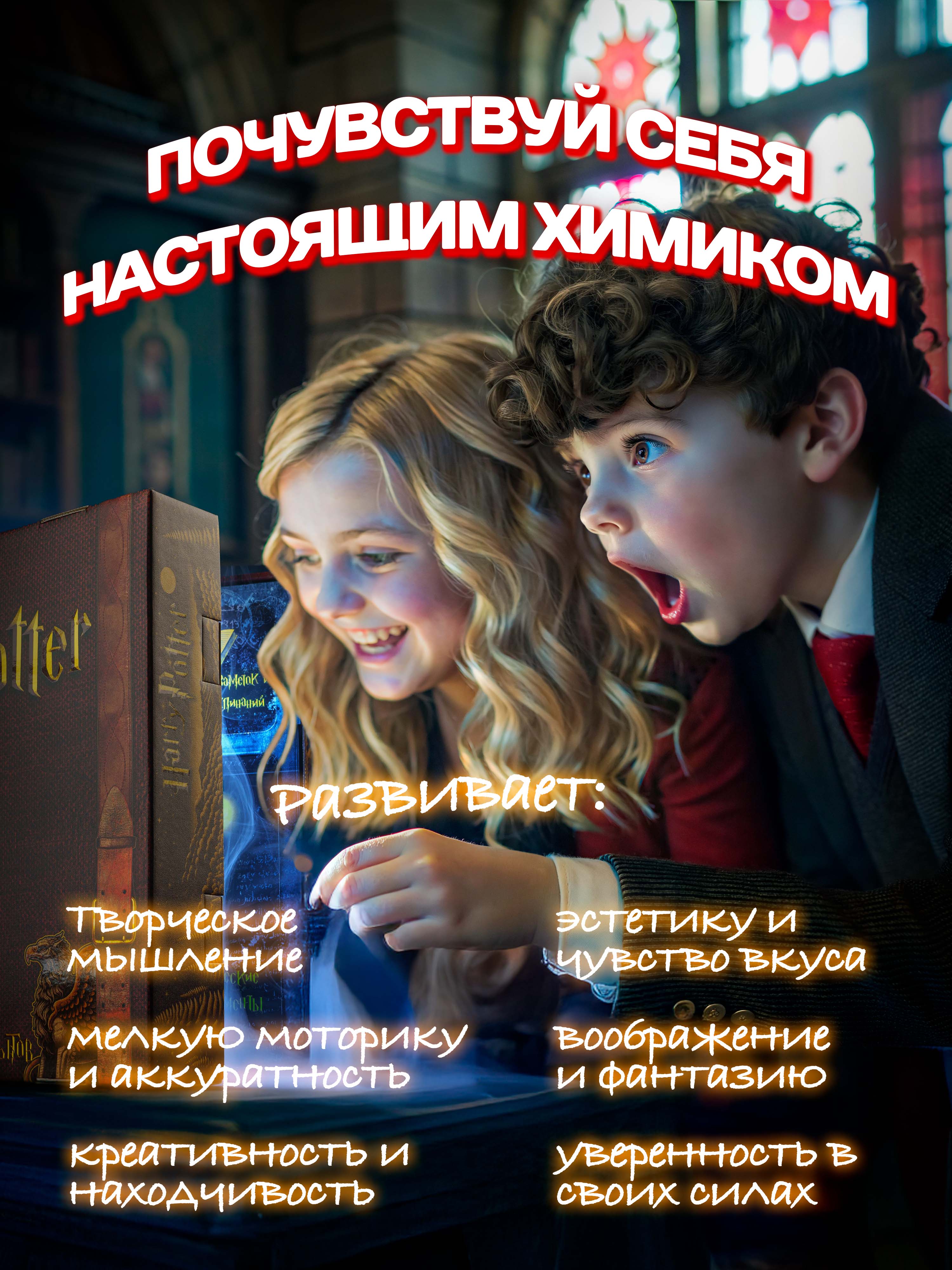 Набор для опытов Harry Potter 15 в 1 более 110 предметов - фото 15