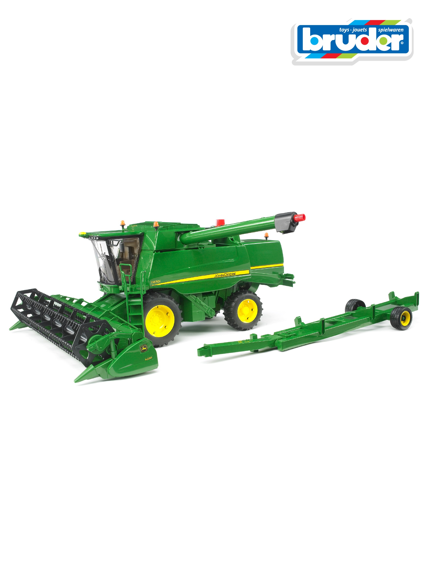 Игрушка BRUDER Комбайн John Deere T670i купить по цене 10794 ₽ в  интернет-магазине Детский мир