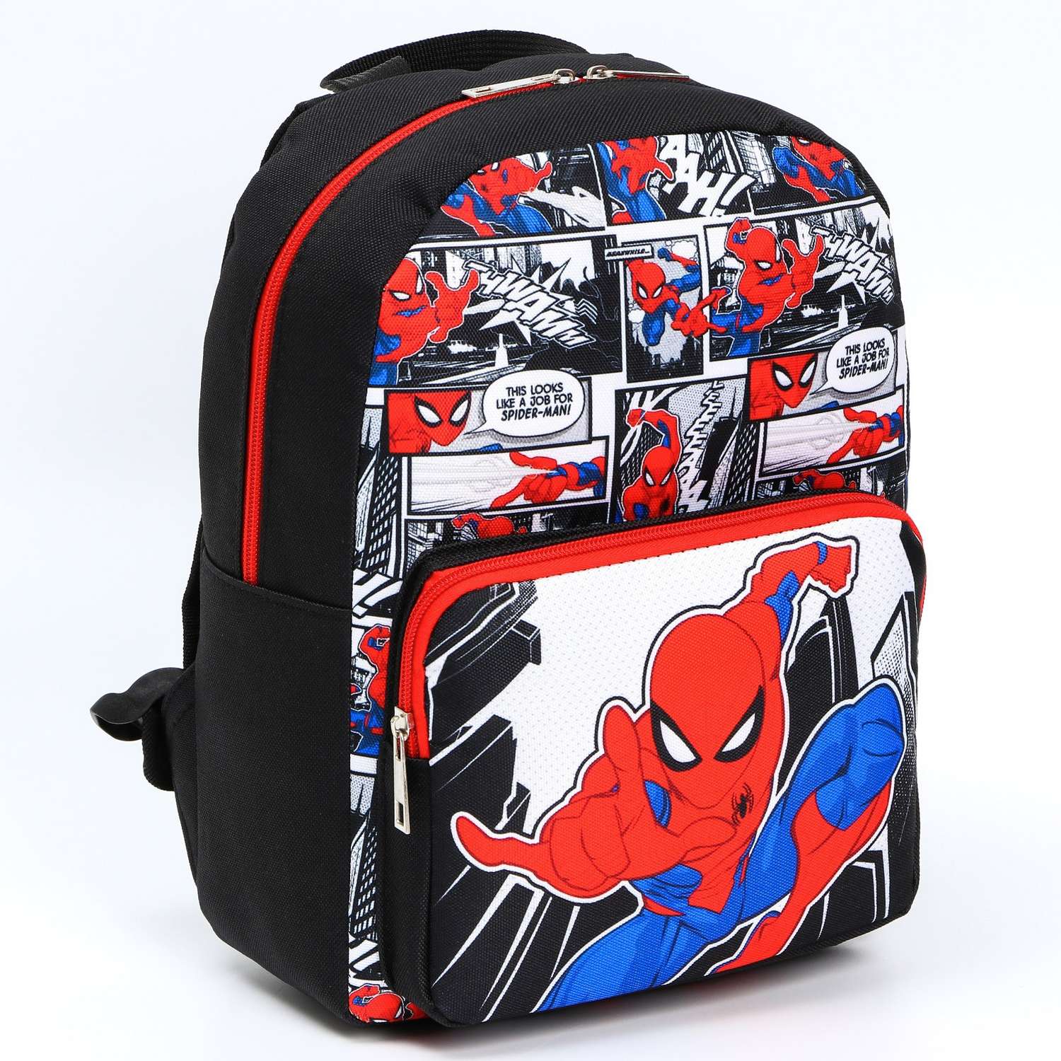 Рюкзак Marvel с карманом 22 см х 10 см х 30 см «Спайдер-мен» Человек-паук - фото 1