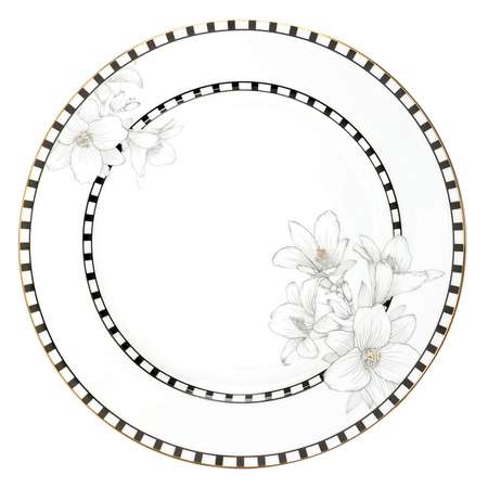 Набор столовой посуды Arya Home Collection для кухни Arya Mandala Elegant 24 предмета на 6 персон фарфор