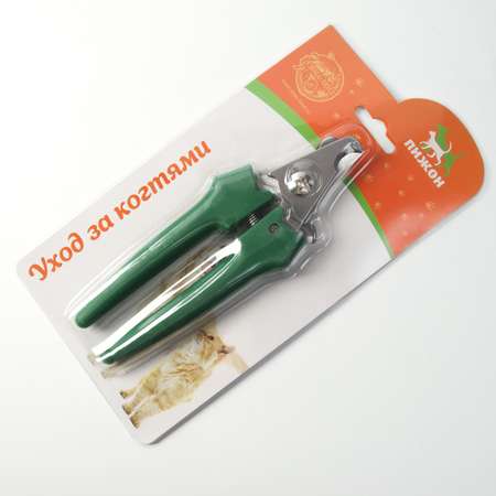 Когтерез Пижон боковой большой с прямыми ручками зеленый