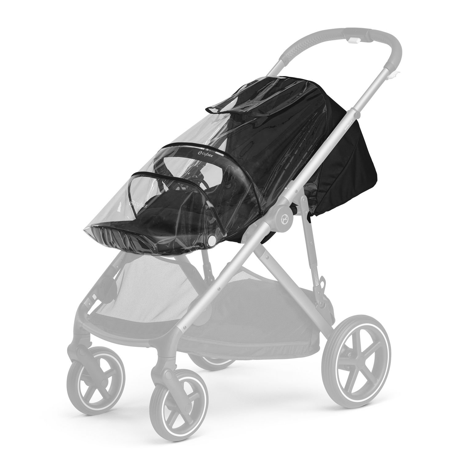 Коляска Cybex Gazelle S TPE с корзиной и дождевиком Deep Black - фото 9