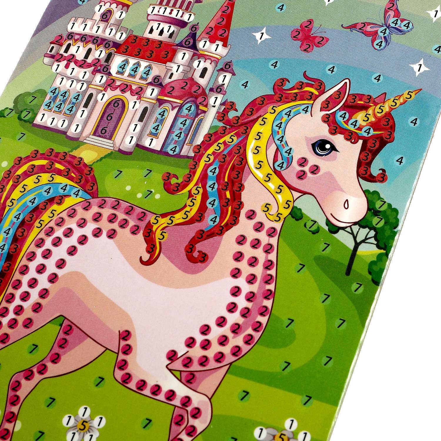 Набор для детского творчества МультиАРТ Алмазная мозаика лошадка - фото 5