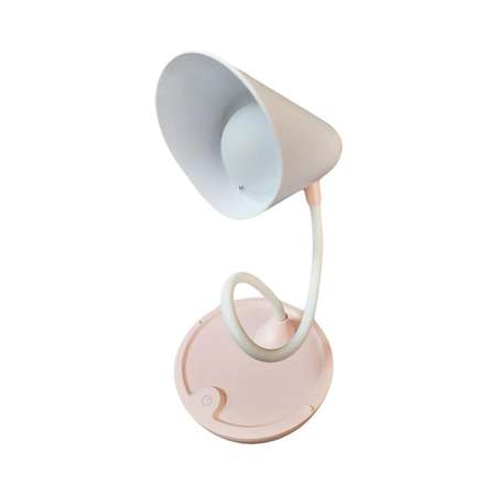 Лампа Beroma светодиодная с подставкой для телефона розовая