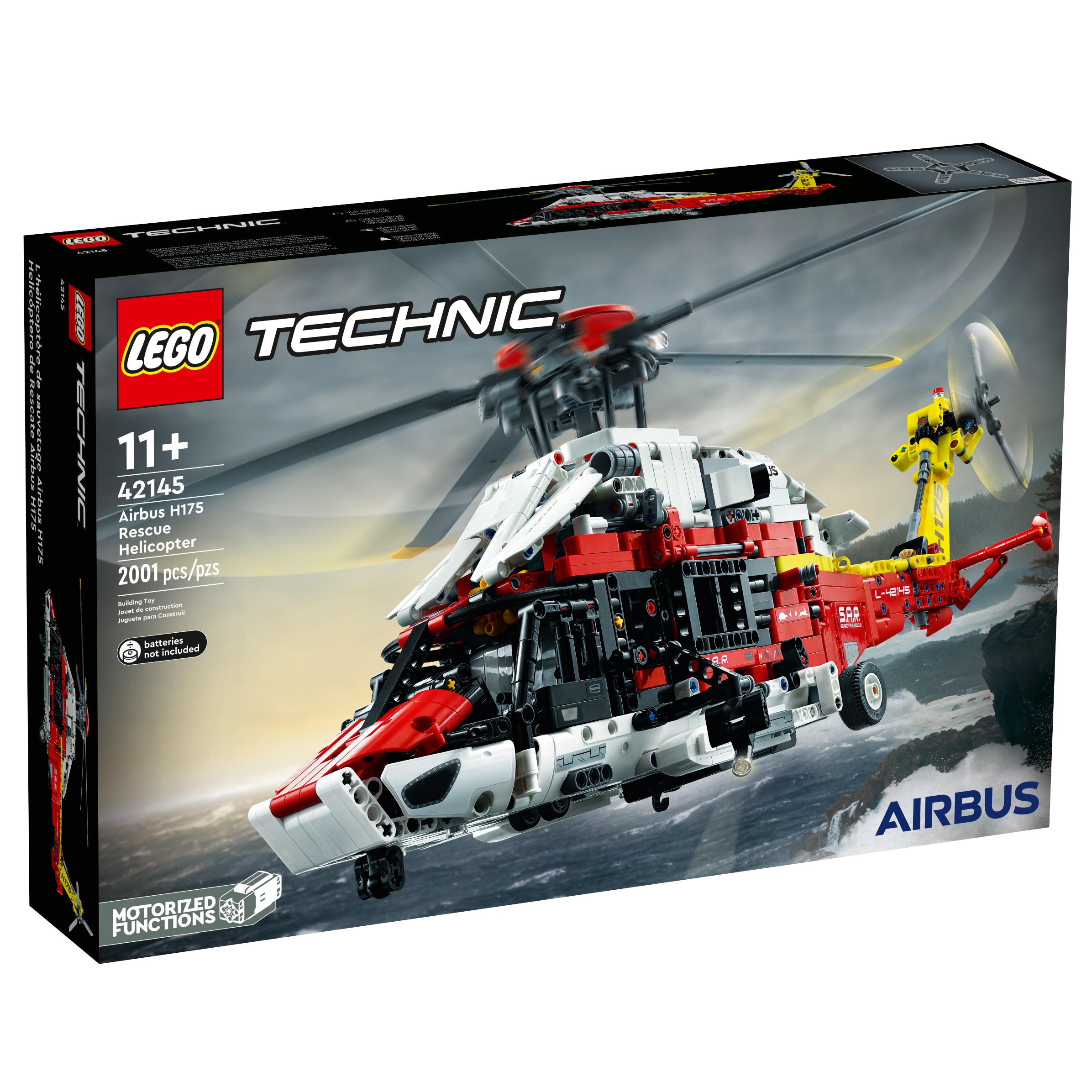 Конструктор LEGO Technic Airbus H175 Rescue Helicopter 42145 - фото 1