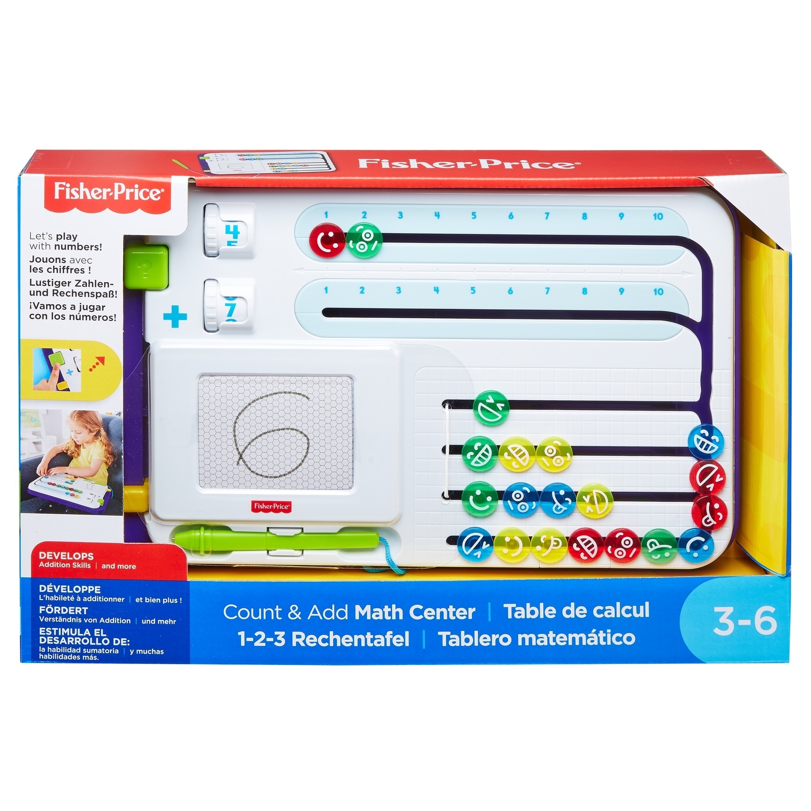 Игрушка Fisher Price Учимся считать FNK69 - фото 2