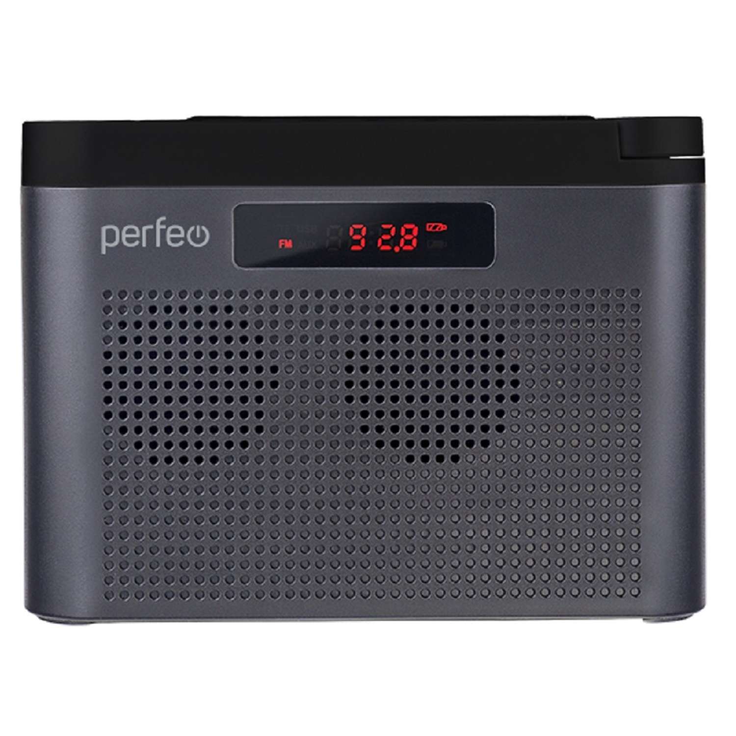 Радиоприемник Perfeo цифровой ТАЙГА FM+ 66-108МГц MP3 встроенный аккумулятор USB серый I70GR - фото 1