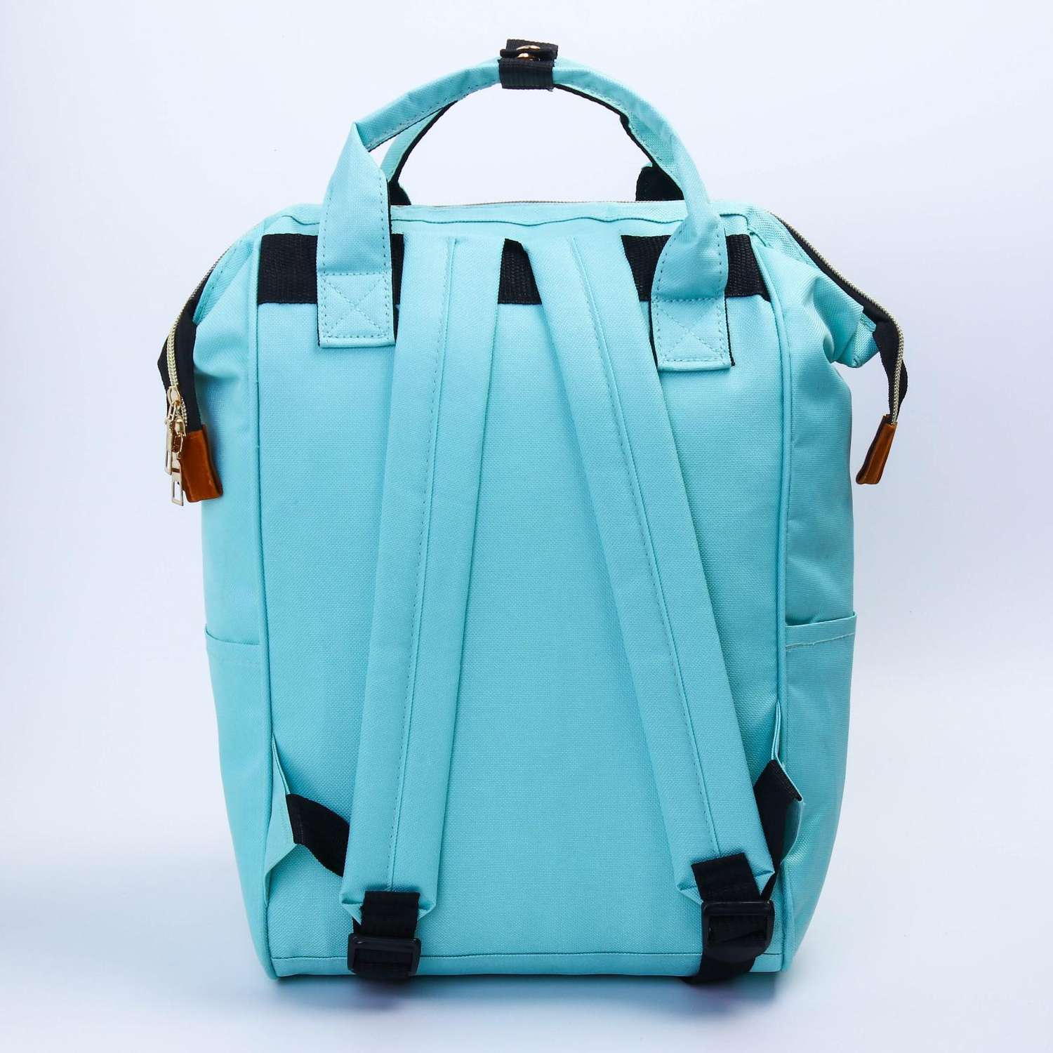 Сумка-рюкзак Sima-Land для хранения вещей малыша с крючком для коляски цвет бирюзовый - фото 5