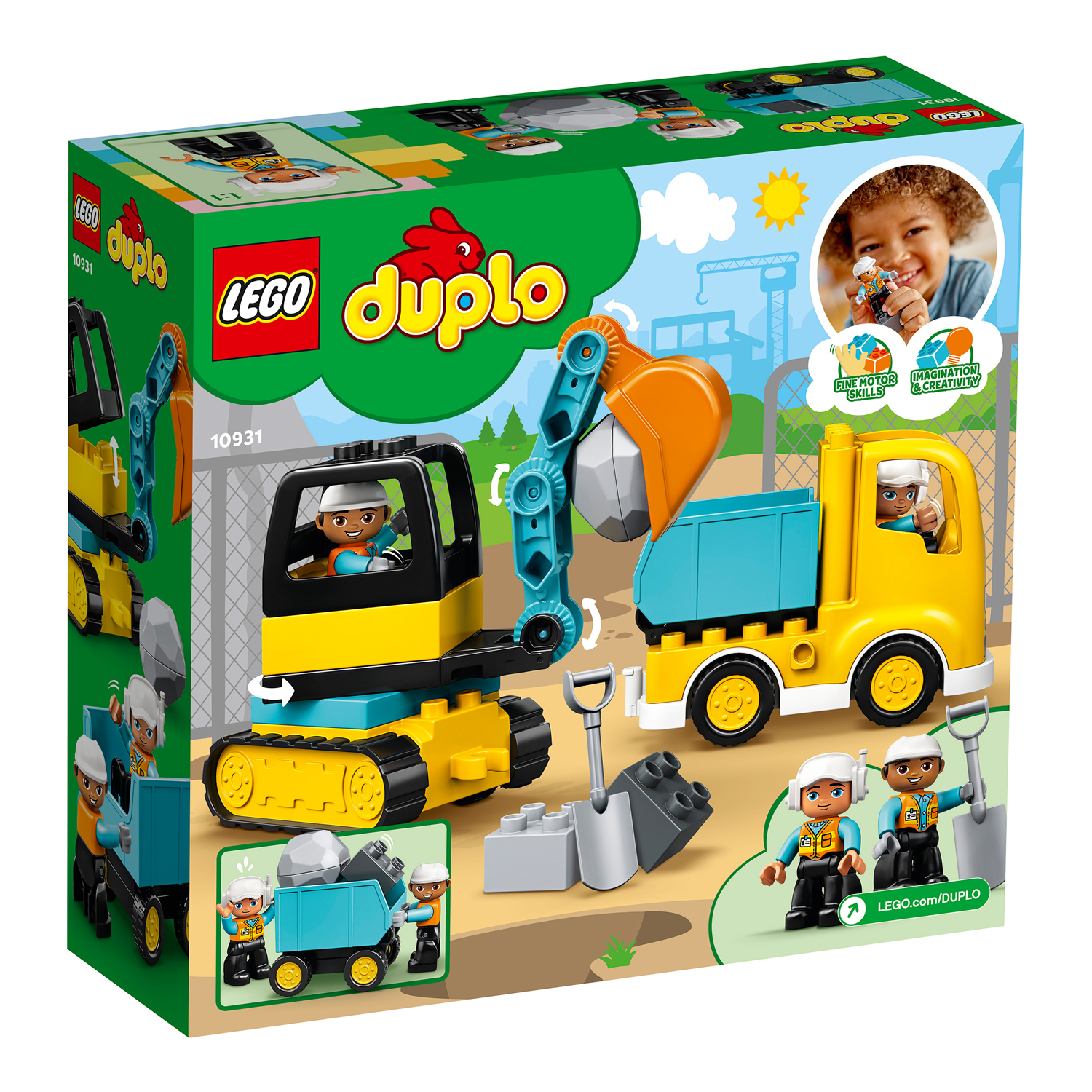 Конструктор детский LEGO Duplo Грузовик 10931 - фото 17