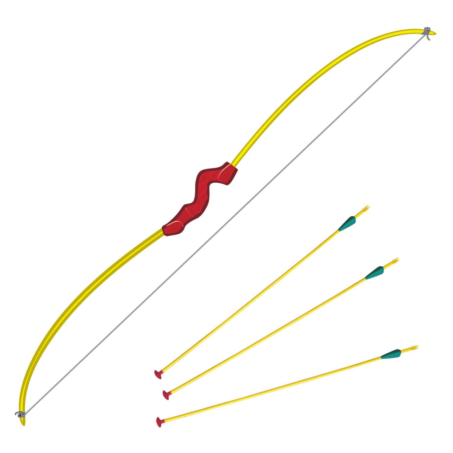 Лук BAUER Эльф с тремя стрелами на присосках в пакете - фото 1