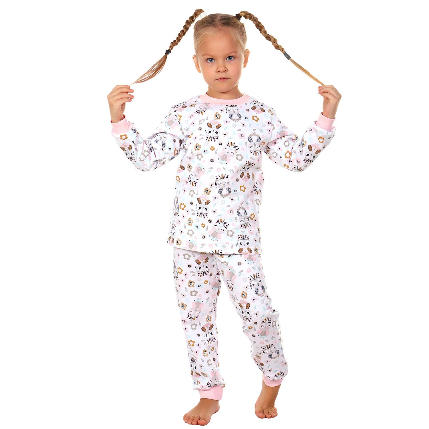 Пижама Детская Одежда 0411КД1/белый - фото 1