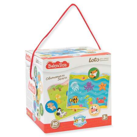 Игра Десятое королевство Baby Toys Лото Обитатели земли 02524