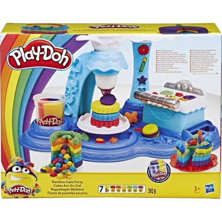 Набор для лепки Play-Doh Создание тортов и пирожных Радуга E5401EU4