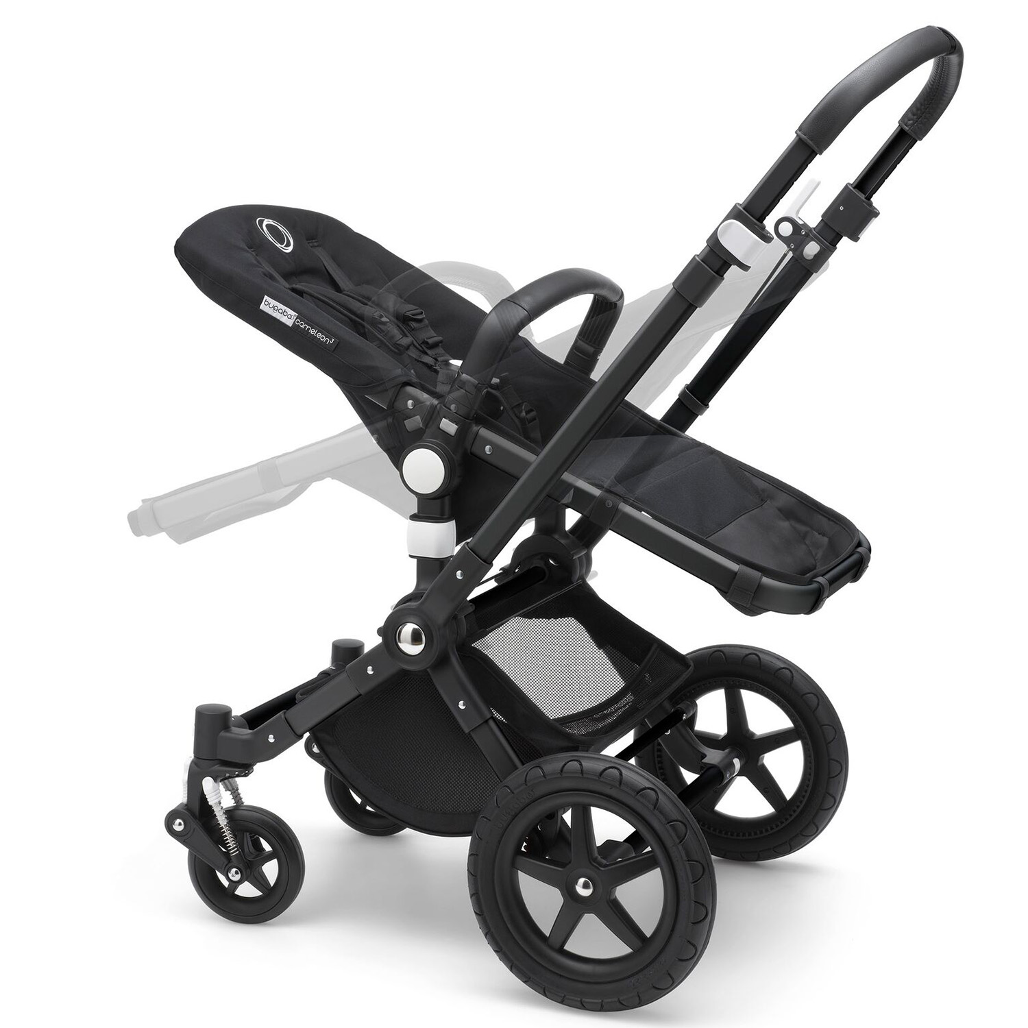 Коляска 2в1 Bugaboo Cameleon3 Plus Complete Black-Grey Melange 239165GM01 - фото 12