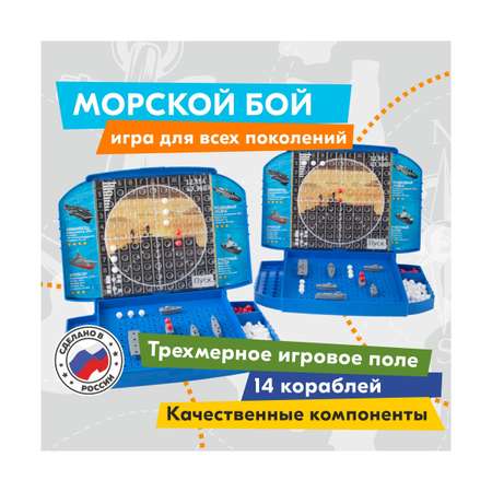 Настольная игра БИПЛАНТ Морской бой