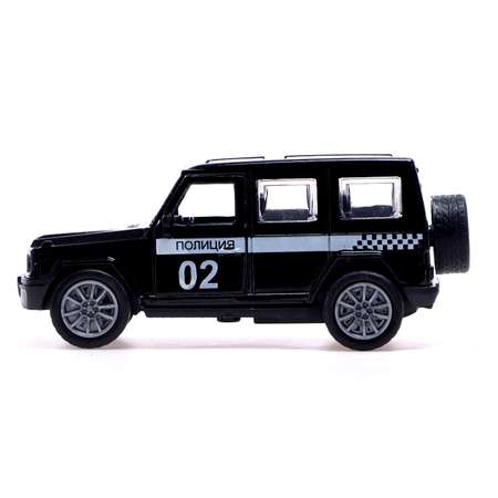 Машина Автоград металлическая «Полиция» 1:48 инерция открываются двери цвет чёрный