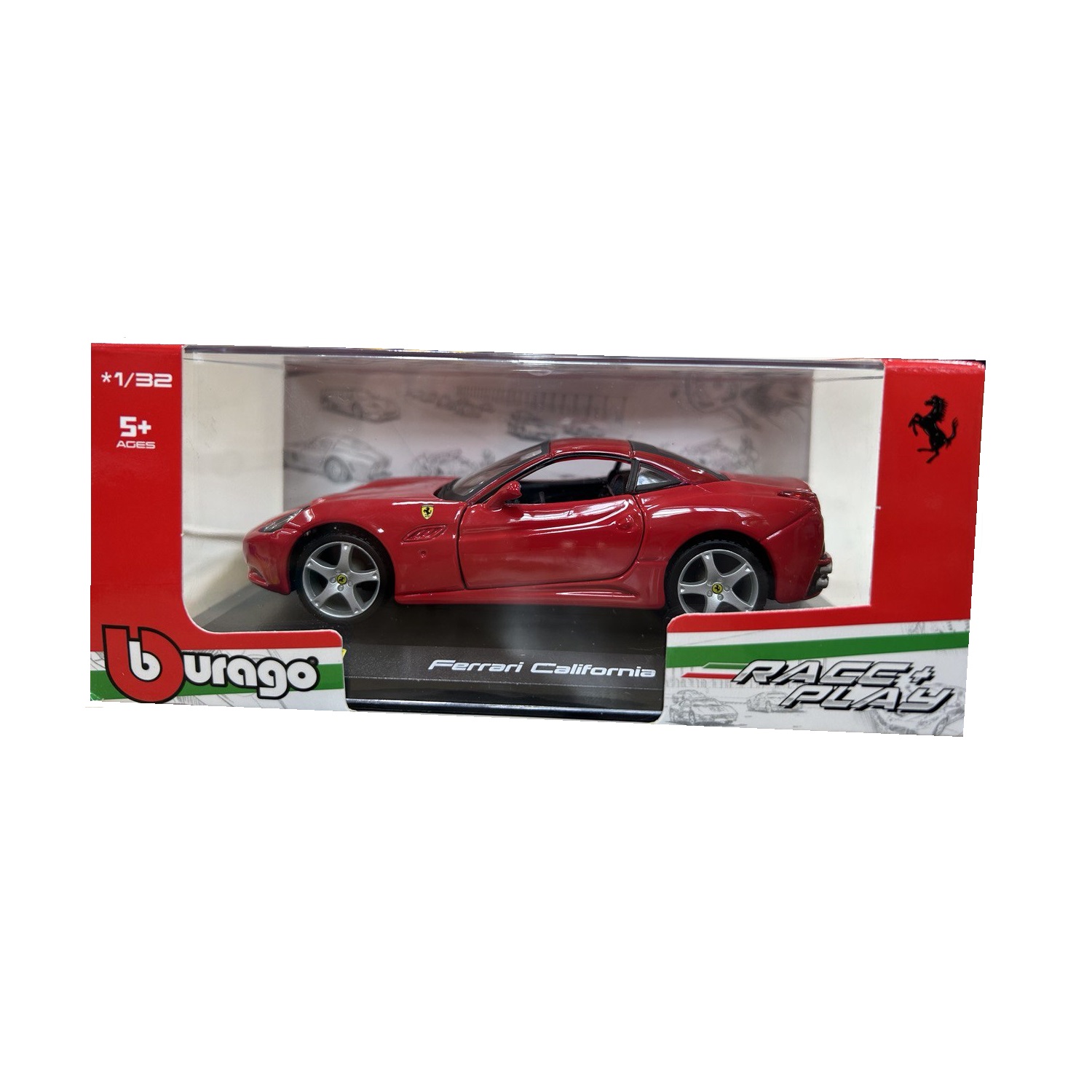 Автомобиль Bburago Race Play Ferrari California 1:32