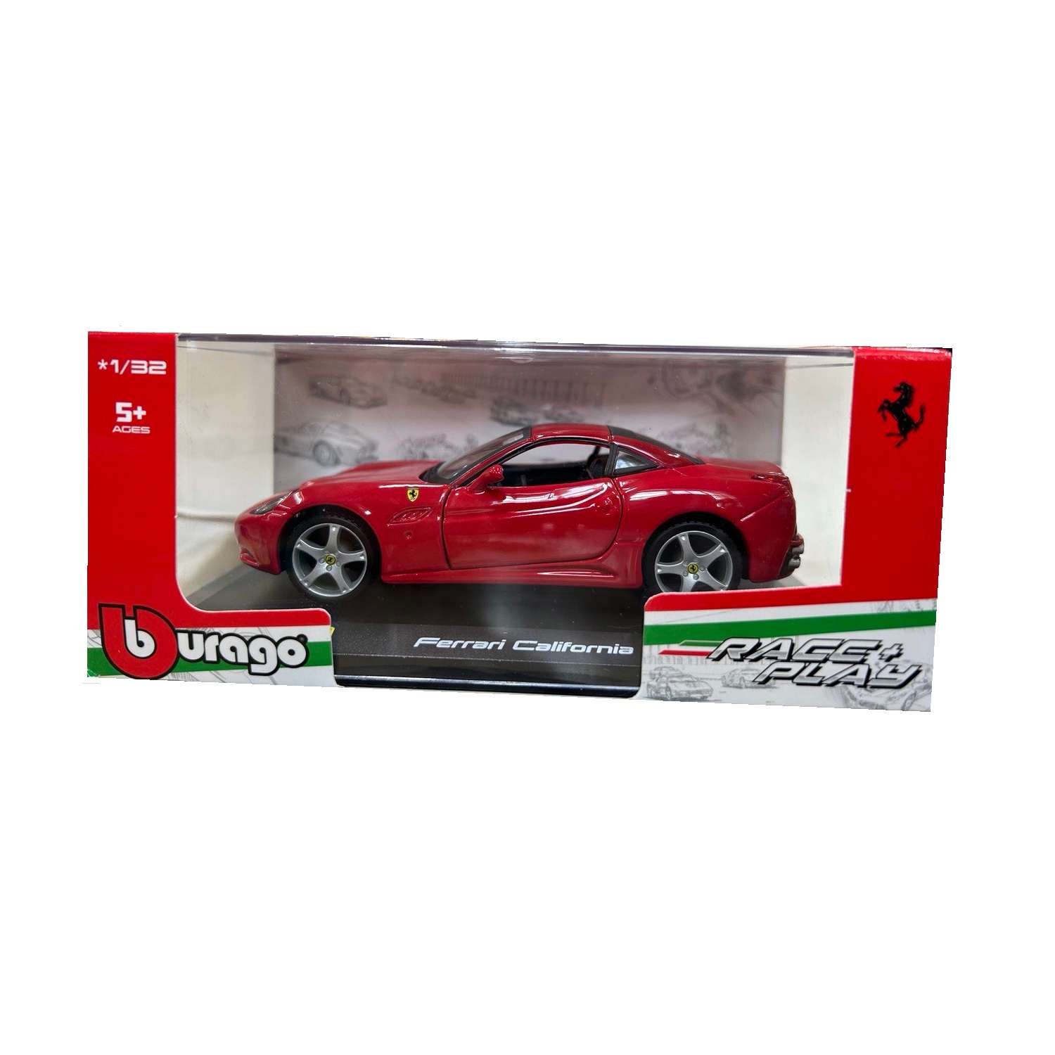 Автомобиль Bburago Race Play Ferrari California 1:32 46104 - фото 2