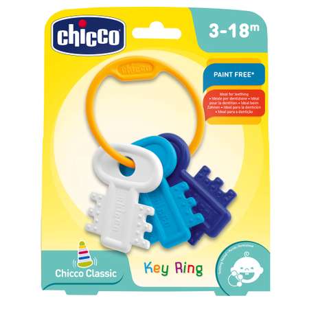 Игрушка CHICCO Погремушка Ключи голубые